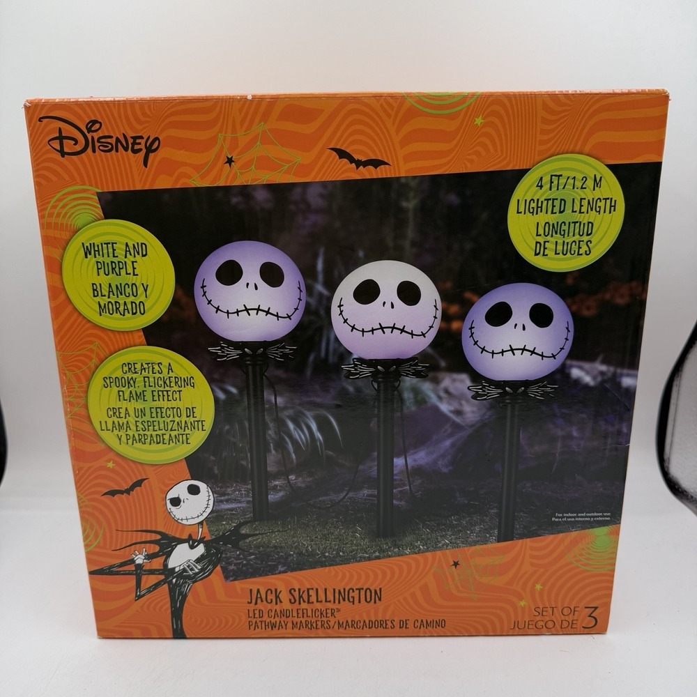The Nightmare Before Christmas Jack Skellington LED CandleFlicker Pathway Lights